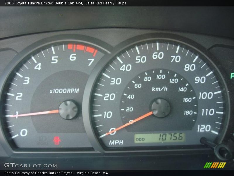 Salsa Red Pearl / Taupe 2006 Toyota Tundra Limited Double Cab 4x4