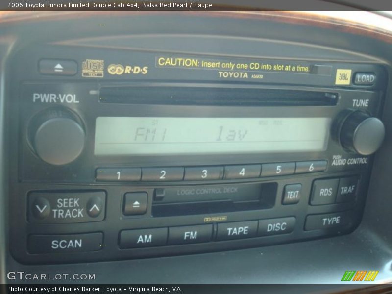 Salsa Red Pearl / Taupe 2006 Toyota Tundra Limited Double Cab 4x4