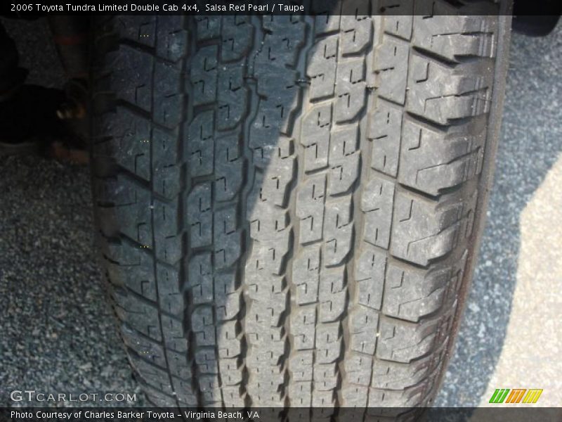 Salsa Red Pearl / Taupe 2006 Toyota Tundra Limited Double Cab 4x4