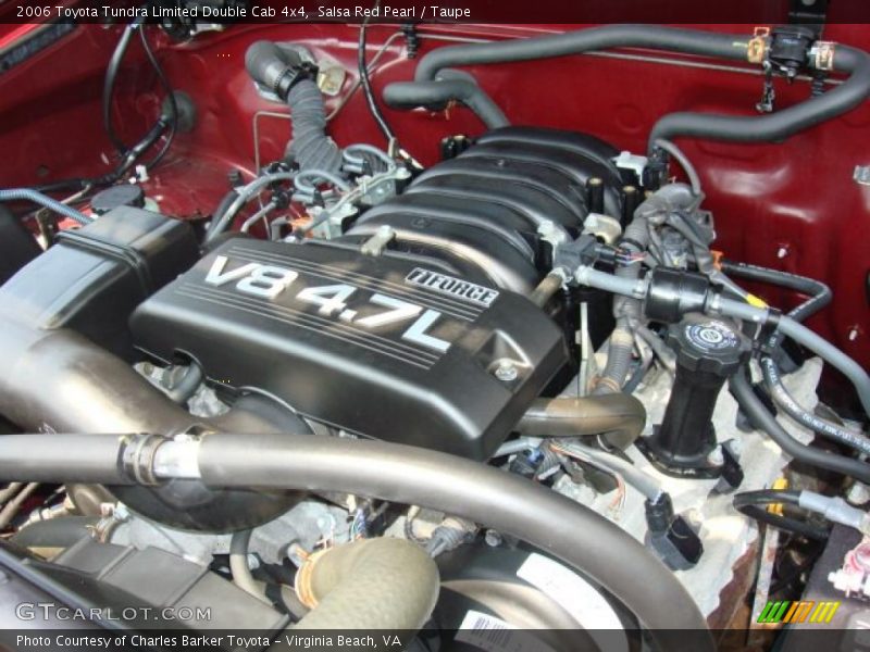 Salsa Red Pearl / Taupe 2006 Toyota Tundra Limited Double Cab 4x4