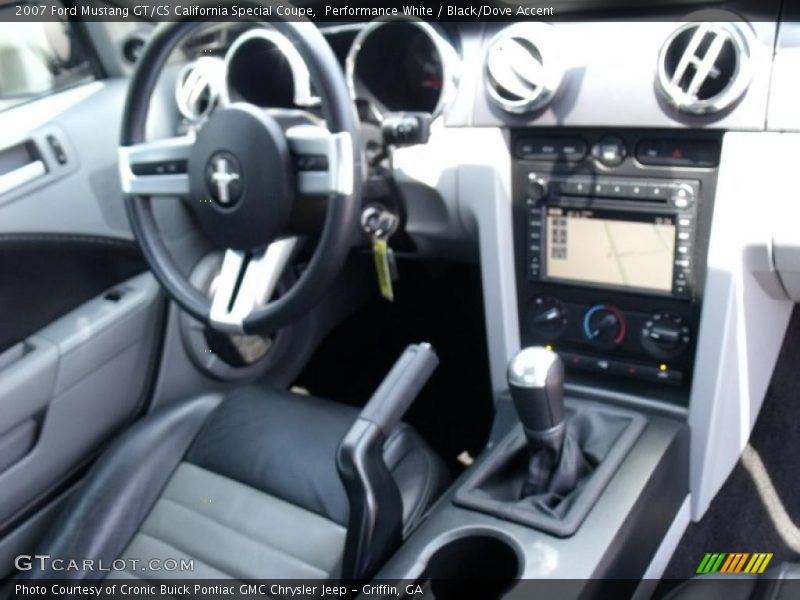Performance White / Black/Dove Accent 2007 Ford Mustang GT/CS California Special Coupe