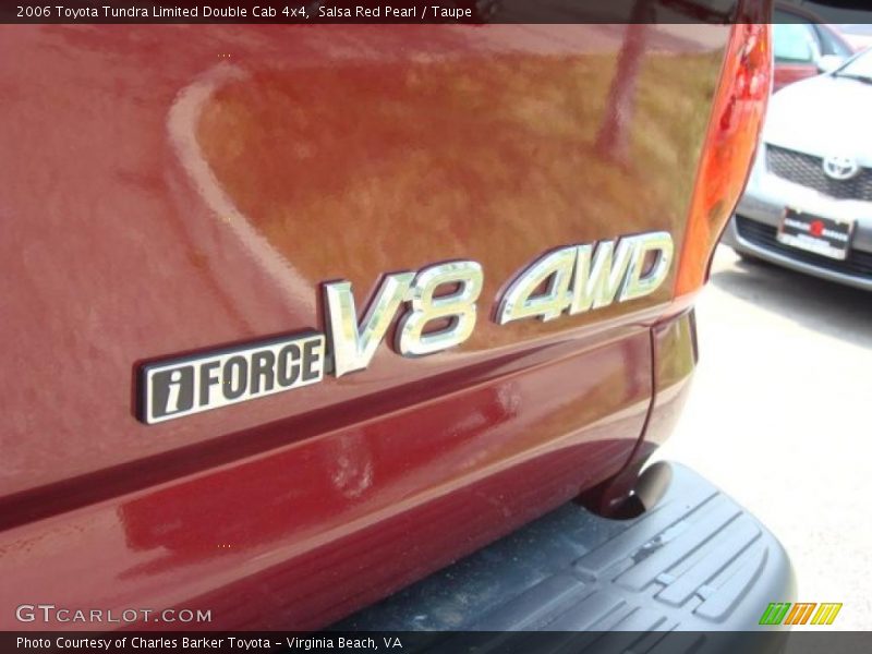 Salsa Red Pearl / Taupe 2006 Toyota Tundra Limited Double Cab 4x4