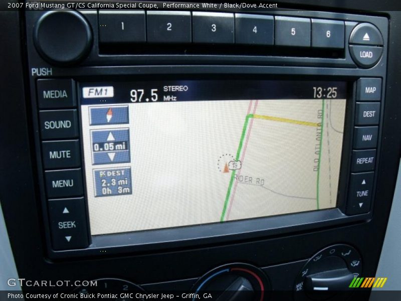 Navigation of 2007 Mustang GT/CS California Special Coupe