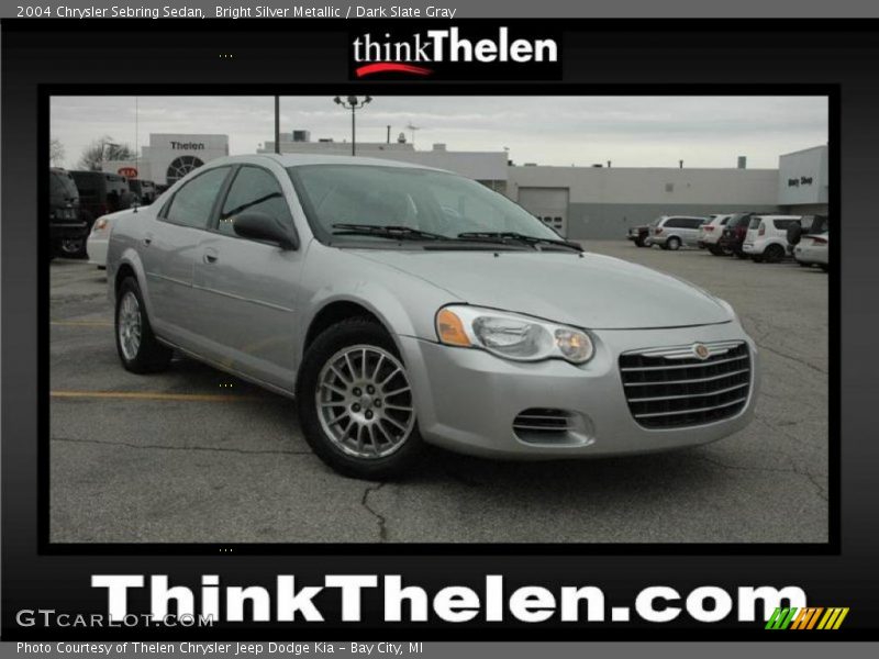 Bright Silver Metallic / Dark Slate Gray 2004 Chrysler Sebring Sedan