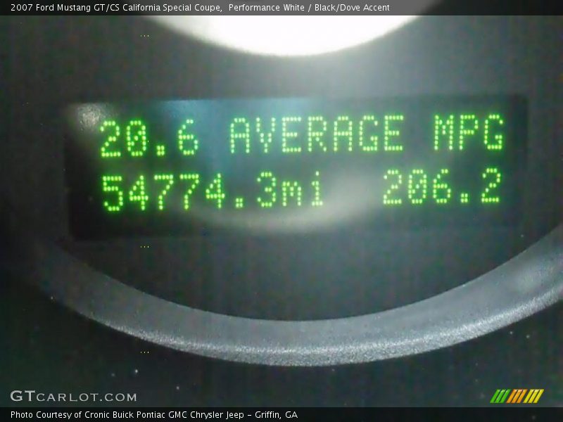 Performance White / Black/Dove Accent 2007 Ford Mustang GT/CS California Special Coupe