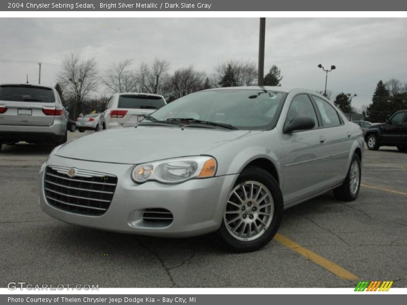Bright Silver Metallic / Dark Slate Gray 2004 Chrysler Sebring Sedan