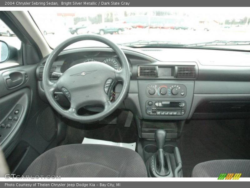 Bright Silver Metallic / Dark Slate Gray 2004 Chrysler Sebring Sedan