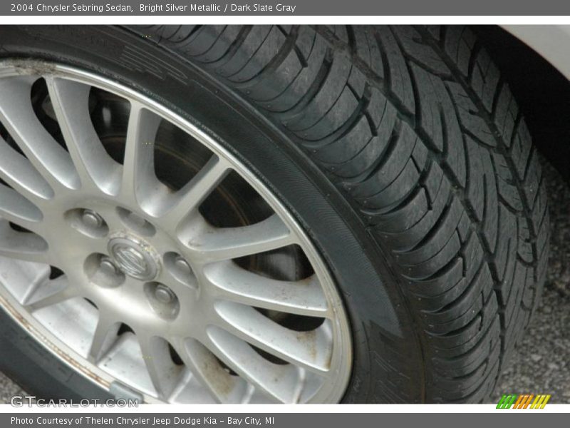 Bright Silver Metallic / Dark Slate Gray 2004 Chrysler Sebring Sedan