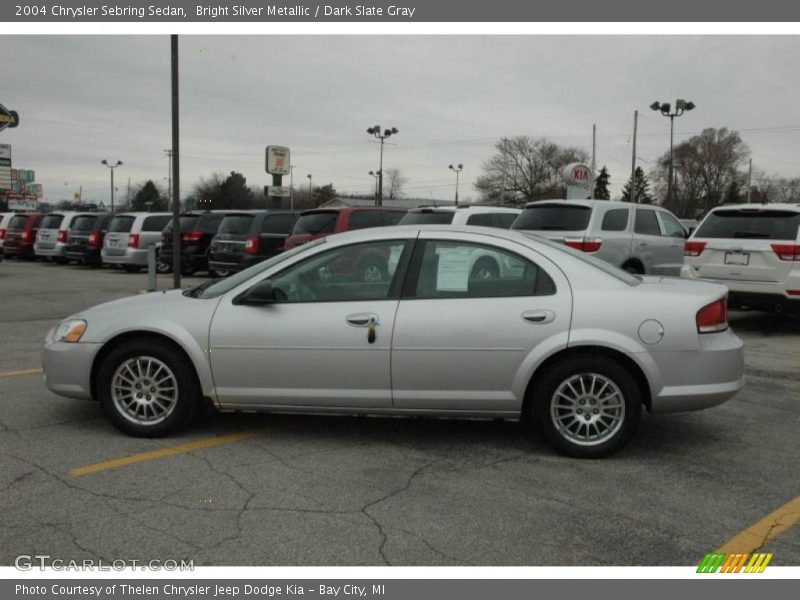 Bright Silver Metallic / Dark Slate Gray 2004 Chrysler Sebring Sedan