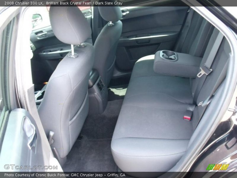 Brilliant Black Crystal Pearl / Dark Slate Gray 2008 Chrysler 300 LX