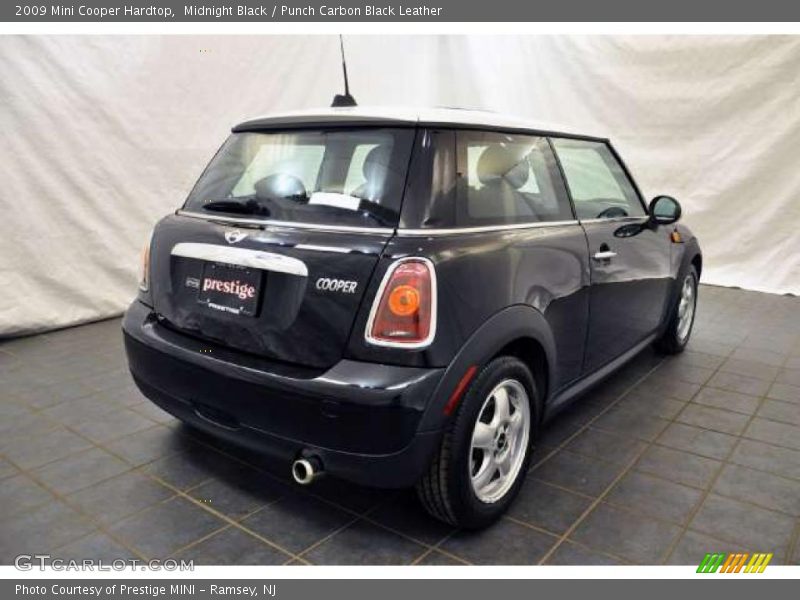 Midnight Black / Punch Carbon Black Leather 2009 Mini Cooper Hardtop