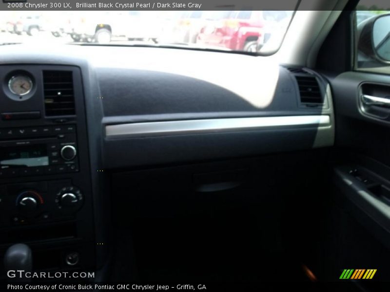 Brilliant Black Crystal Pearl / Dark Slate Gray 2008 Chrysler 300 LX
