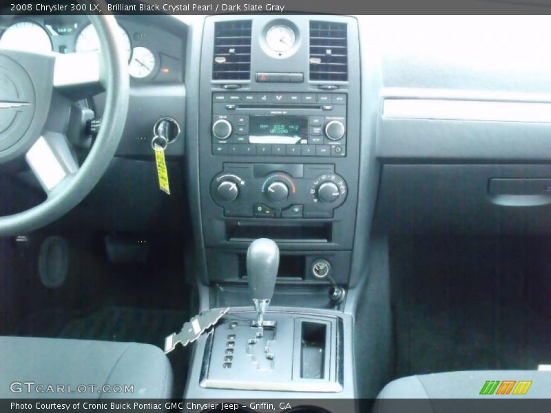 Brilliant Black Crystal Pearl / Dark Slate Gray 2008 Chrysler 300 LX