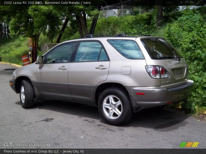 Burnished Gold Metallic / Ivory 2002 Lexus RX 300 AWD