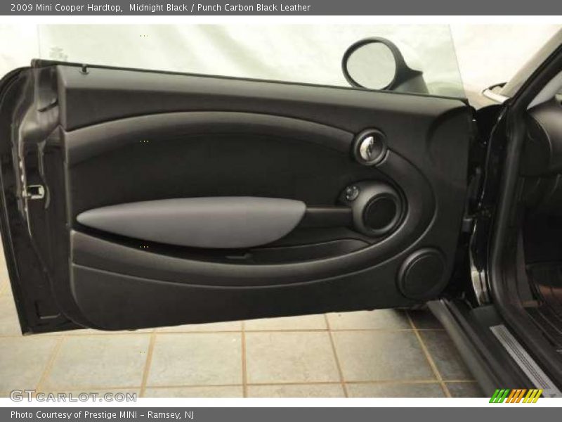 Midnight Black / Punch Carbon Black Leather 2009 Mini Cooper Hardtop