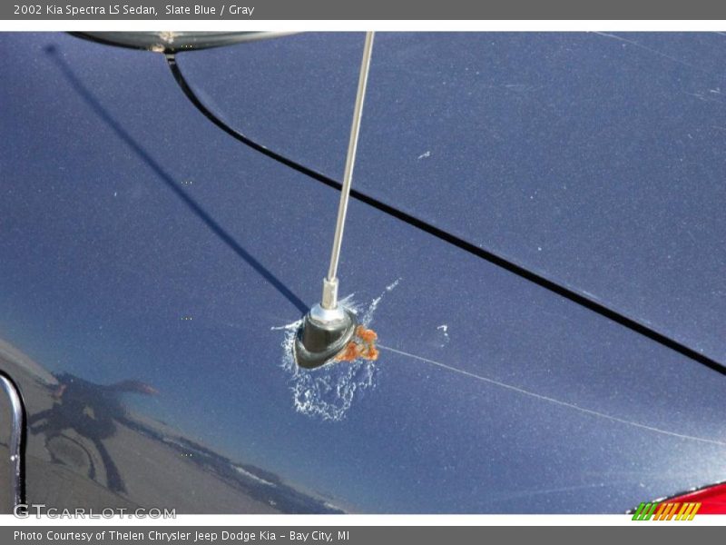 Slate Blue / Gray 2002 Kia Spectra LS Sedan