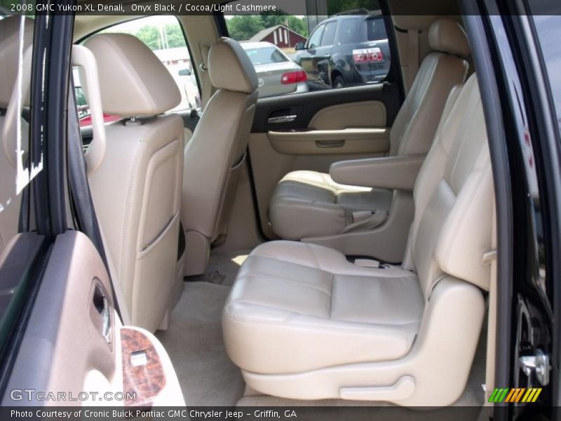Onyx Black / Cocoa/Light Cashmere 2008 GMC Yukon XL Denali