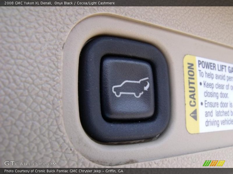Onyx Black / Cocoa/Light Cashmere 2008 GMC Yukon XL Denali