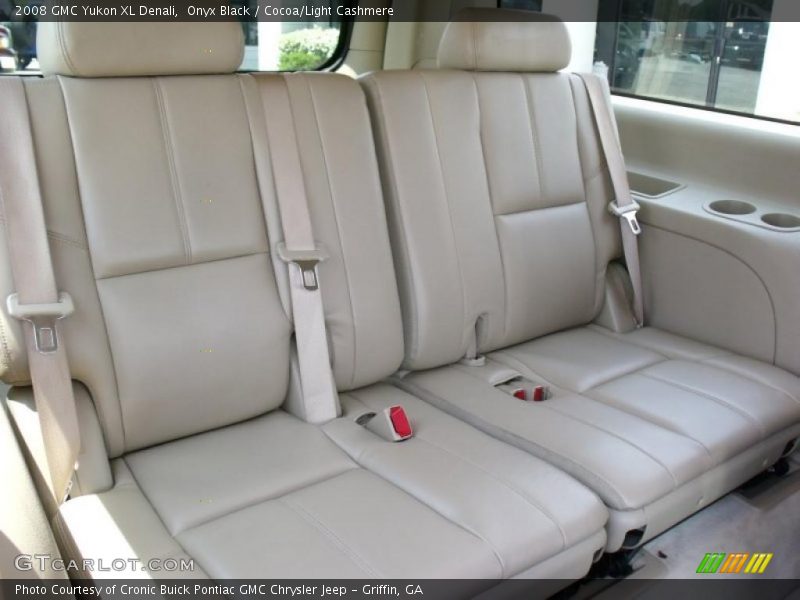 Onyx Black / Cocoa/Light Cashmere 2008 GMC Yukon XL Denali