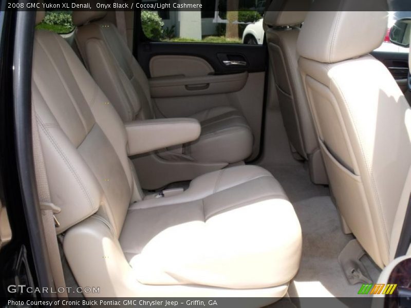 Onyx Black / Cocoa/Light Cashmere 2008 GMC Yukon XL Denali