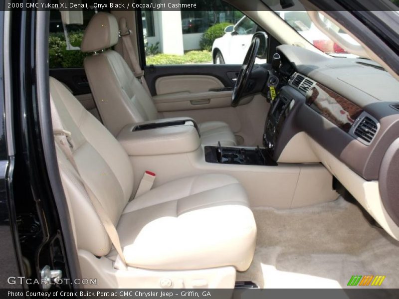Onyx Black / Cocoa/Light Cashmere 2008 GMC Yukon XL Denali