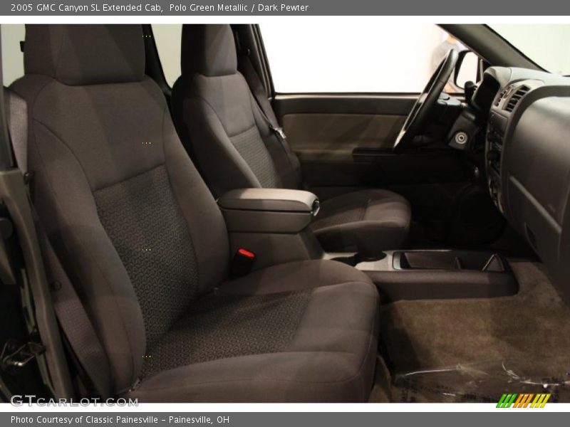 Polo Green Metallic / Dark Pewter 2005 GMC Canyon SL Extended Cab