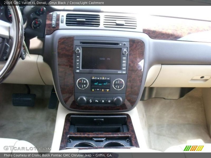 Onyx Black / Cocoa/Light Cashmere 2008 GMC Yukon XL Denali