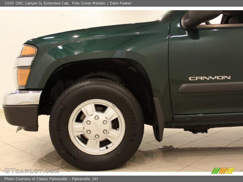 Polo Green Metallic / Dark Pewter 2005 GMC Canyon SL Extended Cab