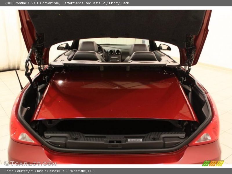 Performance Red Metallic / Ebony Black 2008 Pontiac G6 GT Convertible