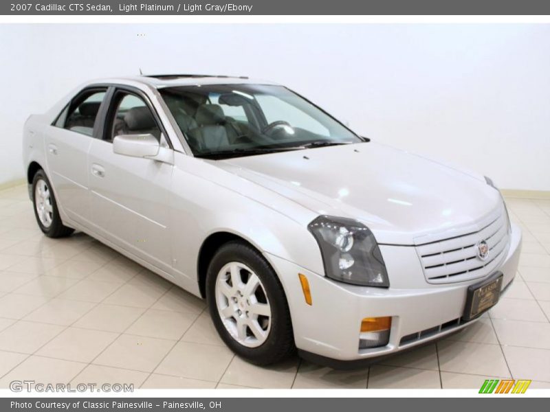 Light Platinum / Light Gray/Ebony 2007 Cadillac CTS Sedan