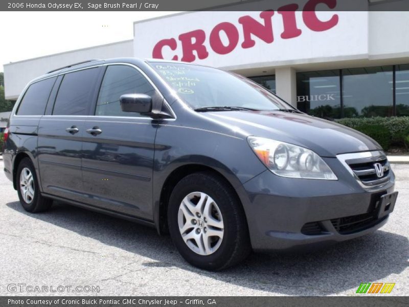 Sage Brush Pearl / Gray 2006 Honda Odyssey EX