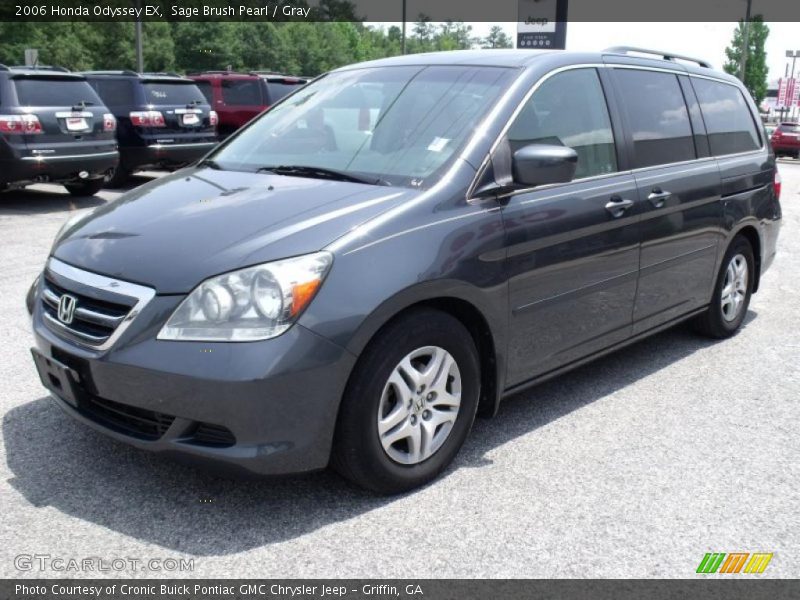 Sage Brush Pearl / Gray 2006 Honda Odyssey EX