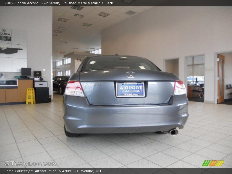 Polished Metal Metallic / Black 2009 Honda Accord LX-P Sedan