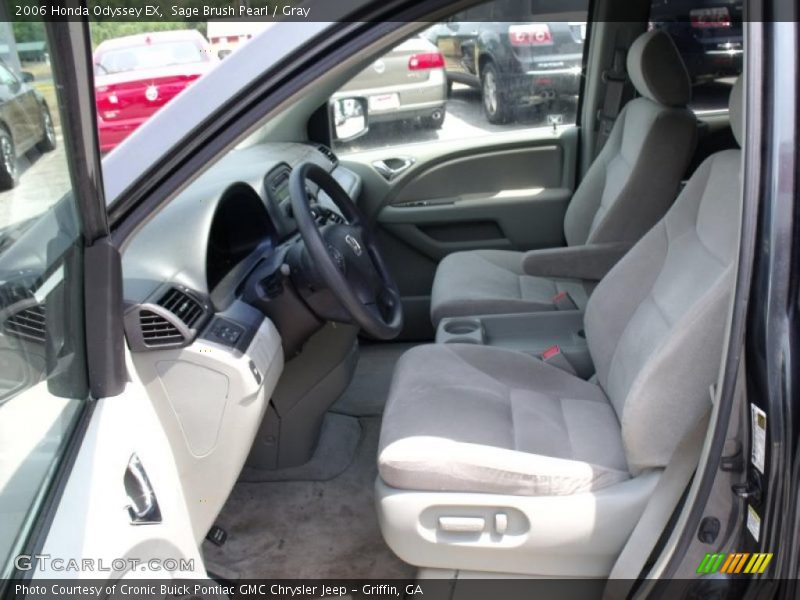 Sage Brush Pearl / Gray 2006 Honda Odyssey EX