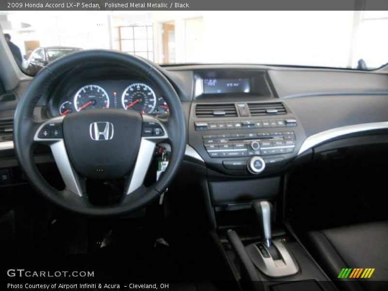 Polished Metal Metallic / Black 2009 Honda Accord LX-P Sedan