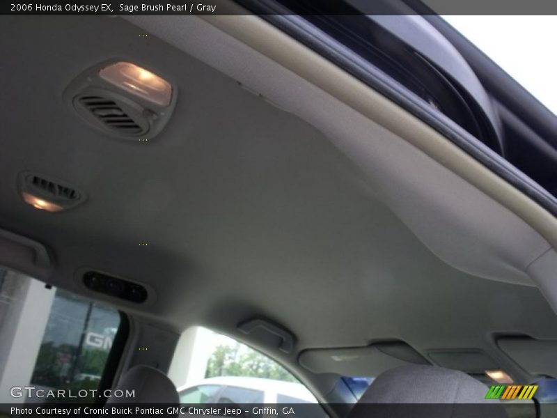 Sage Brush Pearl / Gray 2006 Honda Odyssey EX
