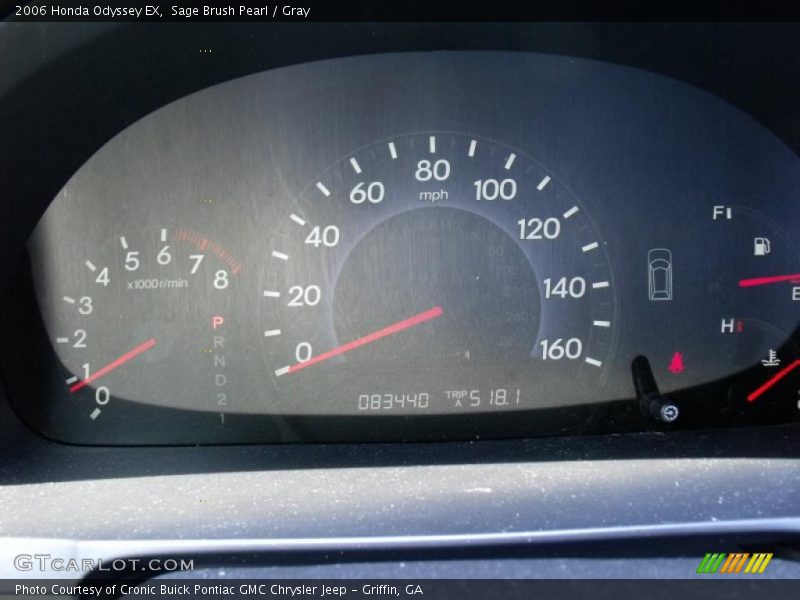 Sage Brush Pearl / Gray 2006 Honda Odyssey EX