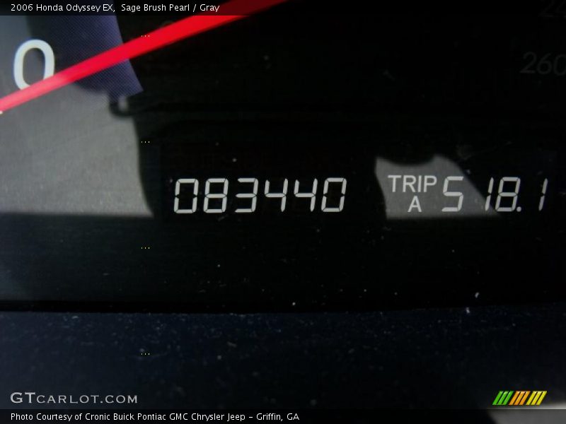 Sage Brush Pearl / Gray 2006 Honda Odyssey EX