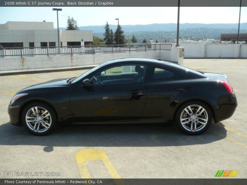 Black Obsidian / Graphite 2008 Infiniti G 37 Journey Coupe