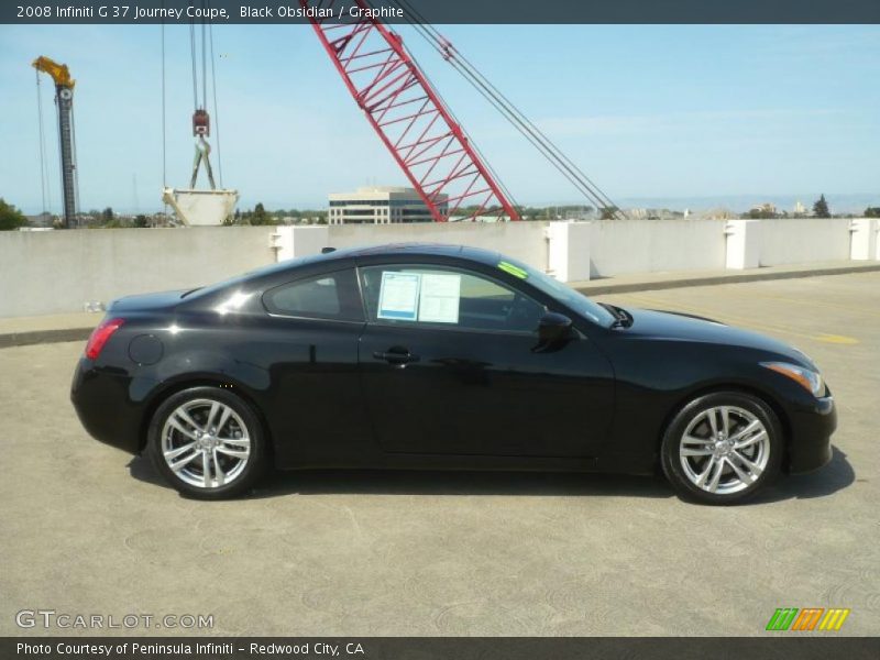 Black Obsidian / Graphite 2008 Infiniti G 37 Journey Coupe
