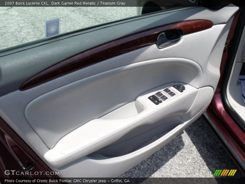 Dark Garnet Red Metallic / Titanium Gray 2007 Buick Lucerne CXL