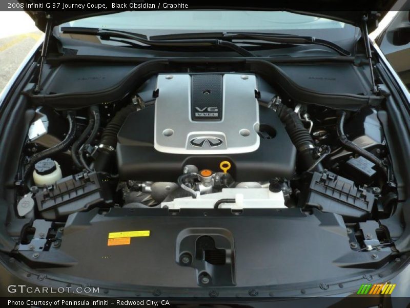 Black Obsidian / Graphite 2008 Infiniti G 37 Journey Coupe