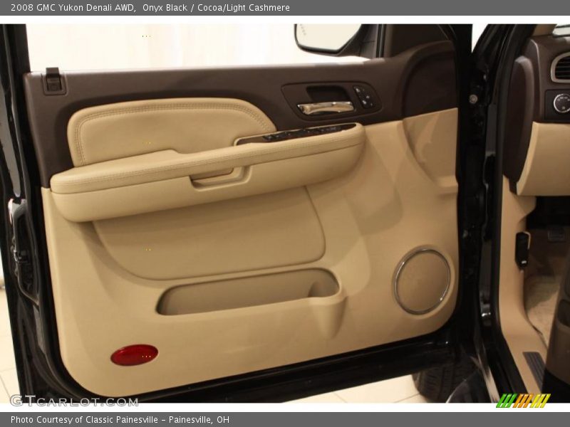 Onyx Black / Cocoa/Light Cashmere 2008 GMC Yukon Denali AWD