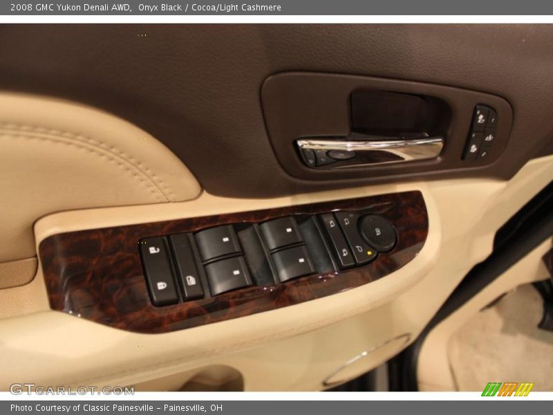 Onyx Black / Cocoa/Light Cashmere 2008 GMC Yukon Denali AWD