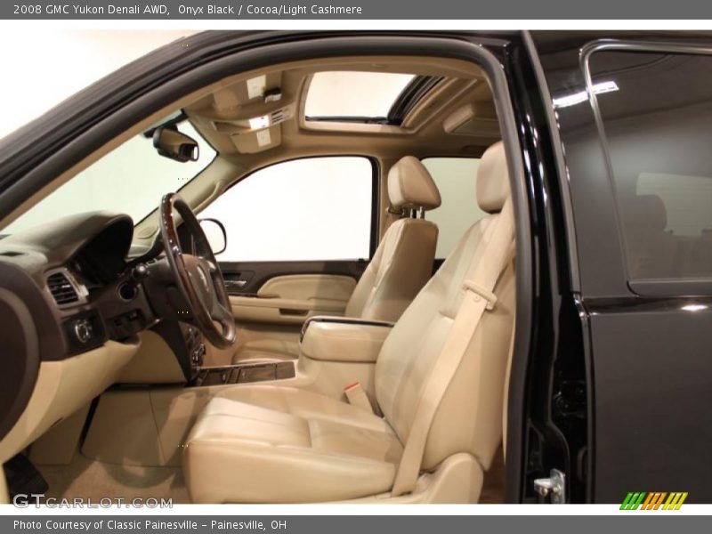 Onyx Black / Cocoa/Light Cashmere 2008 GMC Yukon Denali AWD
