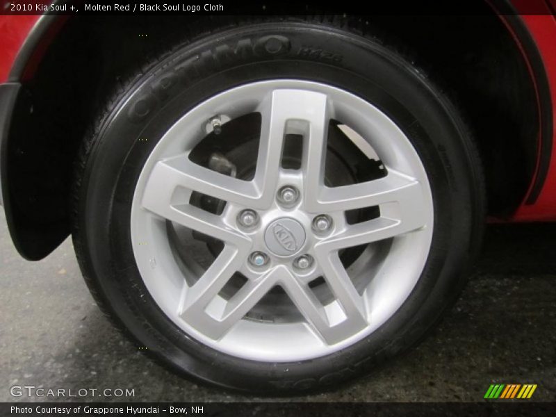 Molten Red / Black Soul Logo Cloth 2010 Kia Soul +