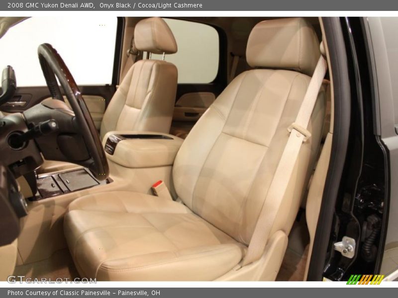 Onyx Black / Cocoa/Light Cashmere 2008 GMC Yukon Denali AWD
