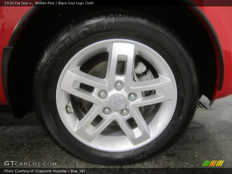 Molten Red / Black Soul Logo Cloth 2010 Kia Soul +