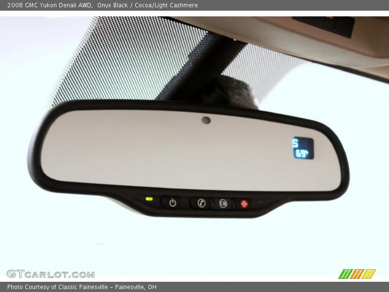 Onyx Black / Cocoa/Light Cashmere 2008 GMC Yukon Denali AWD