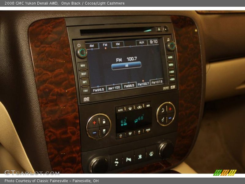 Onyx Black / Cocoa/Light Cashmere 2008 GMC Yukon Denali AWD